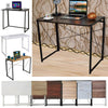 Folding Computer Desk Wooden Foldable Study Table Laptop PC Table Home Office