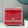 Makeup Case Plastic Perfume Skin Care Storage Box Desktop Container w/ Clear Lid