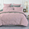 200 TC 100% EGYPTIAN COTTON PINTUCK DUVET COVER BEDDING SET DOUBLE KING SIZE