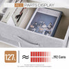 8-Drawers 4-Tier Fabric Chest of Drawer Bedroom Furniture Hallway Storage Grey
