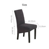 4PCS Dining Chair Seat Covers Slip Stretch Wedding Banquet Party Removable
