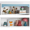 Small Corner Bookshelf Cupboard Display Cabinet Bookcase Shelving with 5 Tiers