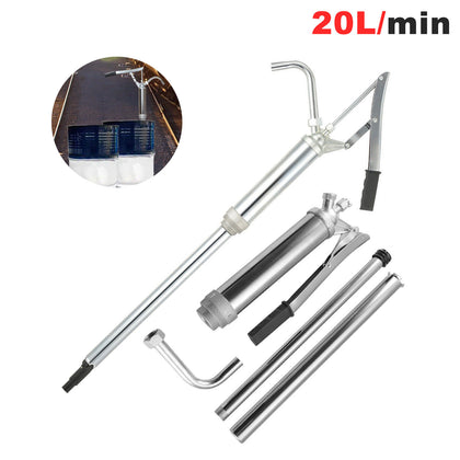 Lever Barrel Pump Hand Action Oil Fluid Diesel Water Transfer 55 Gallon Drum UK