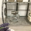 Shabby Chic Vintage Style Grey Metal Shelf Unit Storage Display Bathroom Cabinet