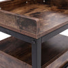 Vintage Sofa Side End Table Small Coffee Table With Drawer Bedroom Night Stand