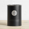 17.3cm Metal Matt Black Kitchen Utensil Storage Pot Holder Jar Caddy Organiser