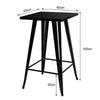 Industrial Metal Tall Table 4pcs Bar Stool Chair Breakfast Cafe Tolix Furniture