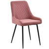 Dining Chair Pink Velvet Chairs Metal Legs Kitchen Home Kitchen Dinning Room