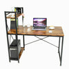 PC Table Study Computer Desk Unit Home Office Workstation Corner Shelve 4 Tier
