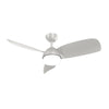 42" Ceiling Fan With Dimmable LED Light 3 Blades Remote Control 6 Speed Silver