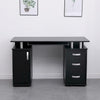 Black Computer Desk PC Laptop Table Home Office Study Workstation Gaming