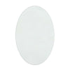 Oval Mirror Wall Mounted Frameless Unframed Bathroom Bedroom Mirror Home Decor