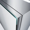 LED Bathroom Mirror Cabinet with Demister Socket 3 Color Light Dimmable 1000x600