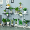 Large 42 inch Tall Corner Metal Plant Stand In/Outdoor Garden Flower Pots Stand