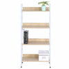 4 Tier Ladder Shelving Stand Shelf Storage Rack Plants Flower Display Metal