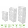 3/4/5 Tiers Shoe Rack Storage Shelf Display Stand Organiser Unit Cabinet White