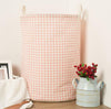 Washing Dirty Clothes Laundry Basket Canvas Baby Toy Hamper Bin Storage Bag Box