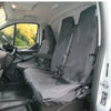 HEAVY DUTY WATERPROOF BLACK VAN SEAT COVERS 2+1 FOR FORD TRANSIT PANEL