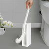 Silicone Soft Bristle Toilet Brush W/ Holder Cleaning Brush WC Bathroom set A