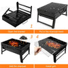 Portable BBQ Barbecue Grill Fire Pit Camping Charcoal Patio Party Garden Outdoor
