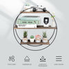 Floating Shelves Metal Wall Shelf Decoration Office Storage Hanging Display Rack