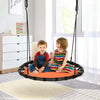 Adjustable Tree Swing Indoor & Outdoor Saucer Round Swing Set W/ Multi-ply Rope