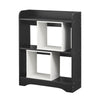 Wooden 4 Cube Storage Unit Shelf Bookshelf Bookcase Cupboard Cabinet Storage UK