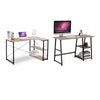 Computer Desk Office Home Study Writing Table Laptop Workstation With Bookshelf