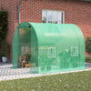Outdoor Greenhouse Walk in Polytunnel Steel Tent Garden Plants Grow House Shade