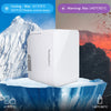 10L Portable Mini Fridge Table Top Electric Small Cooler White Ice Box Bedroom