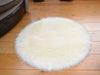 Small Plain Circle Round Circular Circles Soft Fluffy Fake Sheepskin Rugs Cheap