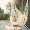 Garden Hammock Chair Hanging Swing Seat Cotton Rope Net W/ Outdoor Home Decor UK