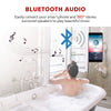 Bluetooth LED Bathroom Mirror with Shaver Socket Demister Illuminated 600x500mm