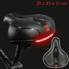 Wide Extra Comfy Bike Bicycle Gel Cruiser Comfort Sporty Soft Pad Saddle Seat UK