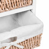 Maize Baskets Unit White 4 Drawer Storage Cabinet Organiser New By Home Discount