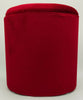 Round Ottoman Storage Pouffe Stool Soft Velvet Footstool Dressing Vanity Chair