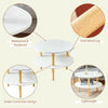 2 Tier Coffee Side Table Sofa End Modern Tea Desk Storage Shelf for Living Room