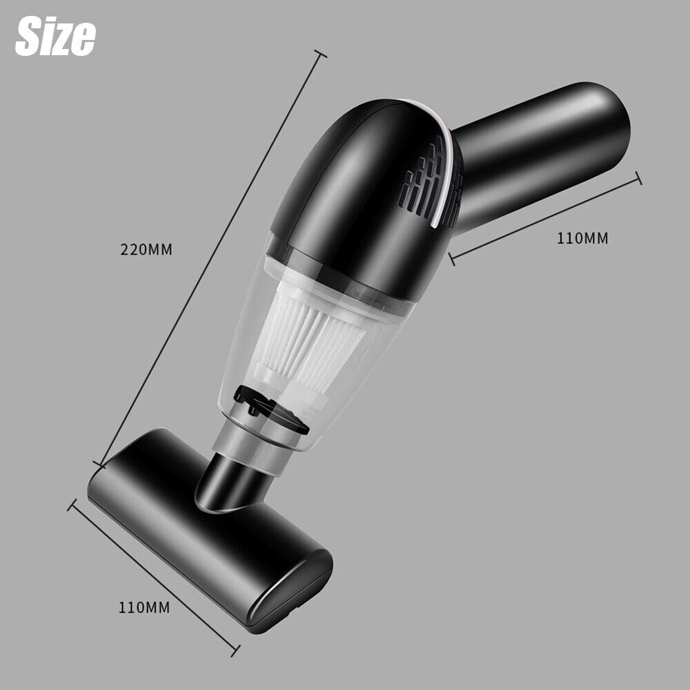 Car Vacuum Cleaner Powerful Wet/Dry Cordless Strong Suction Handheld Cleaning P3