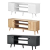 TV Stand Cabinet TV Tray with Shelves Storage Drawers / Doors Home Living Room