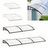 DOOR CANOPY AWNING SHELTER ROOF FRONT BACK PORCH OUTDOOR SHADE PATIO ROOF 4SIZES