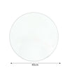 40cm Round Frameless Circle Make-Up Wall Mirrors Bevelled Edge W/ Sticker & Glue