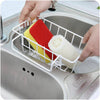 1X Metal Sink Organiser Hanging Storage Rack Dish Cleaning Drying Sponge Holder