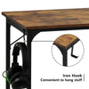 Computer Desk Table Student Study Table with Earphone Iron Hook and Storage Bag