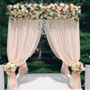 10ft Heavy Duty Wedding Ceremony Canopy Chuppah Backdrop Stand Kit Height Adjust