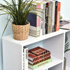 5 Units Storage Shelf Bookcase Home Display w/ Melamine Surface White