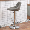 2* Bar Stools PU Leather Cushioned Seat Breakfast Gas Lift Swivel Footrest Pub