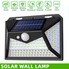 4x Solar Wall Light PIR Motion Sensor 118LED Outdoor Garden Security Street Lamp