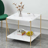 End Table 2 Tiers Side Table Coffee Table Sofa Living Room Tea Table Nightstand