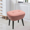 Modern Fabric Sofa Stool Upholstered Foot Rest Padded Seat Accent Chairs Lounge