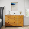 Chest of Drawers Solid Pine with 2+3+4 Drawers Bun Feet Classic Style
